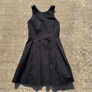 ARMANI EXCHANGE AX DRESS Little Black Dress 50’s Retro Whimsigoth Witchy Classic